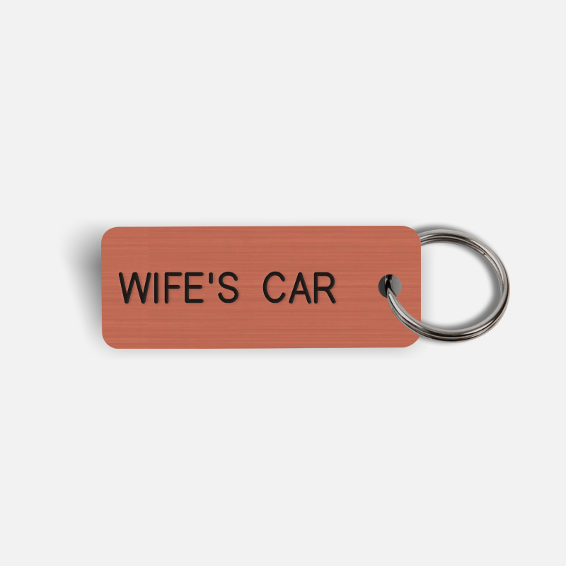 WIFE'S CAR Keytag