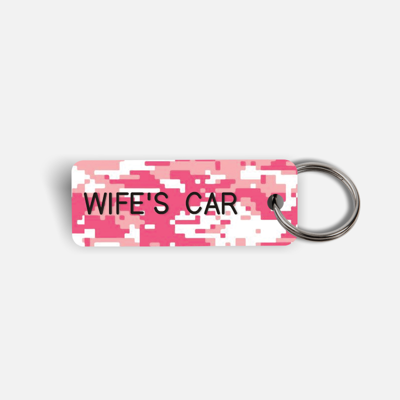 WIFE'S CAR Keytag