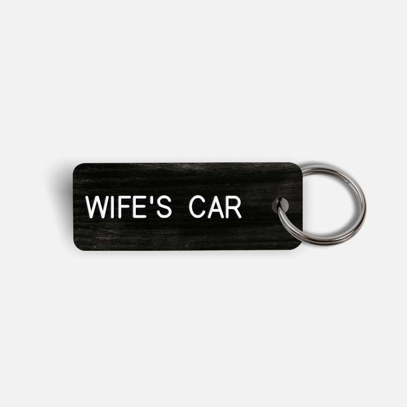 WIFE'S CAR Keytag