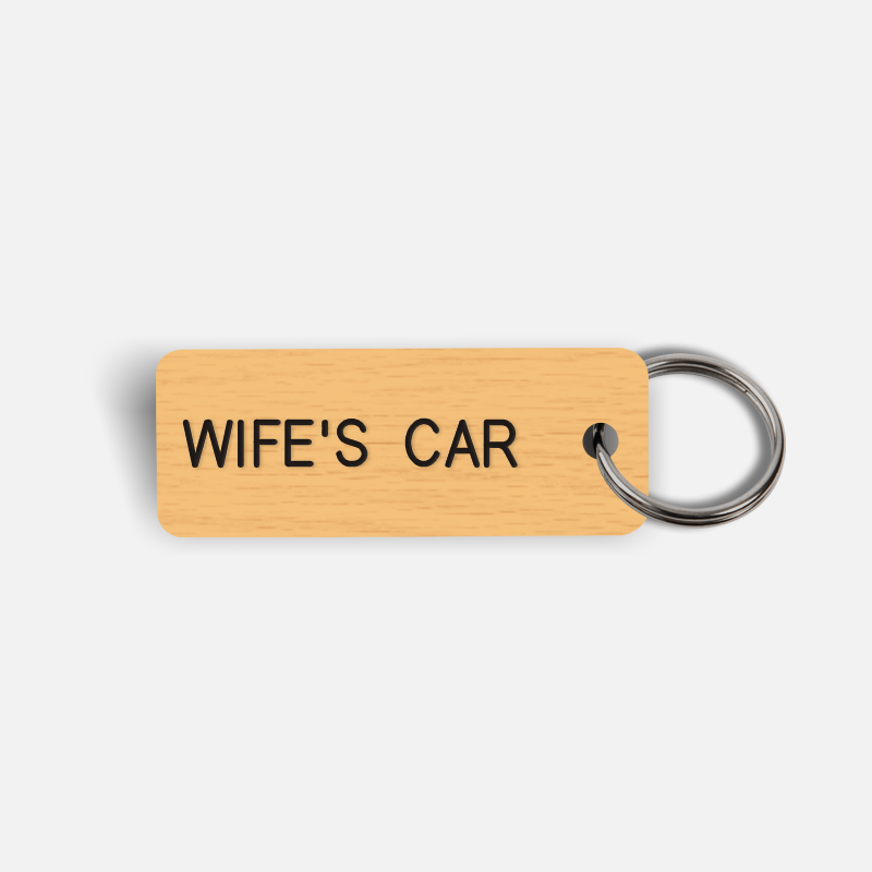 WIFE'S CAR Keytag