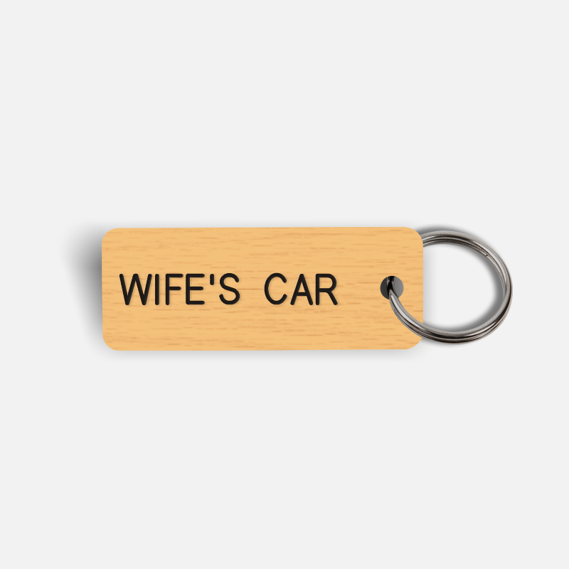 WIFE'S CAR Keytag