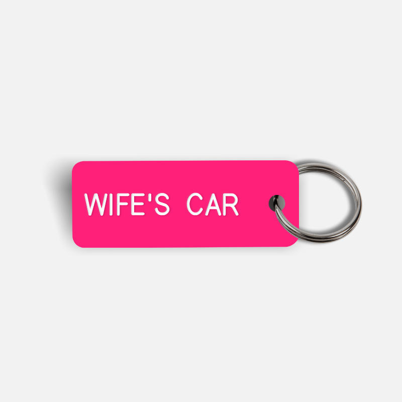 WIFE'S CAR Keytag