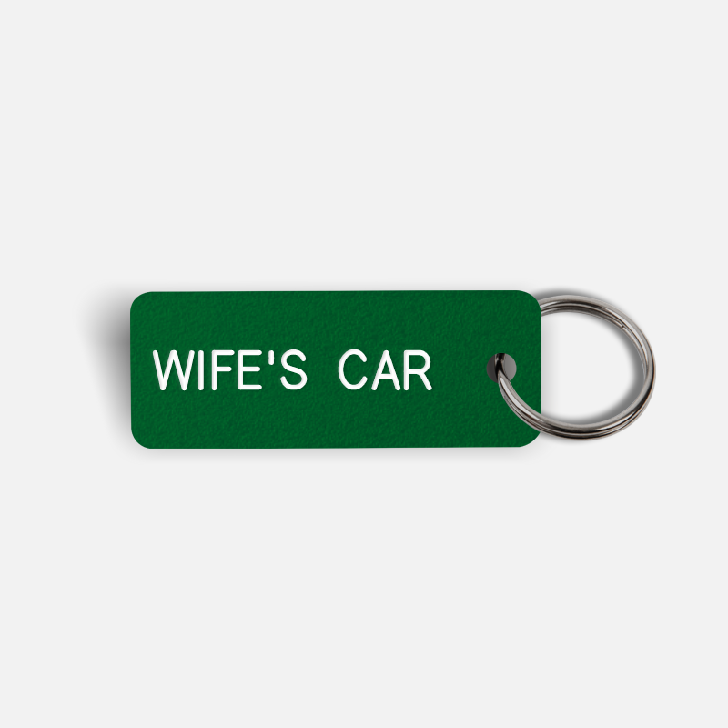 WIFE'S CAR Keytag