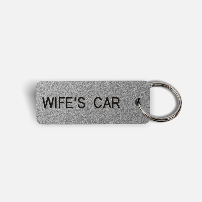 WIFE'S CAR Keytag