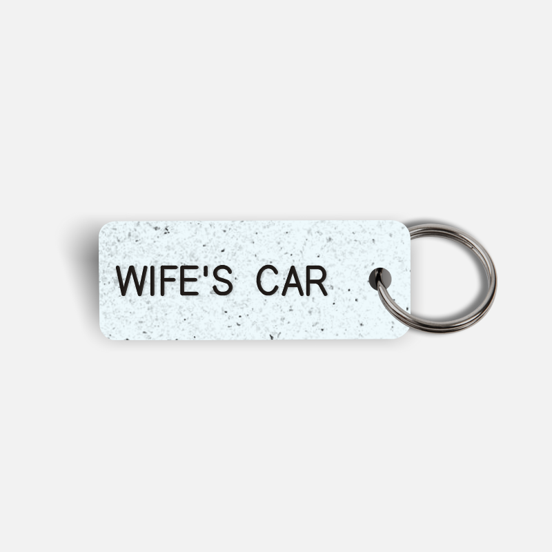 WIFE'S CAR Keytag