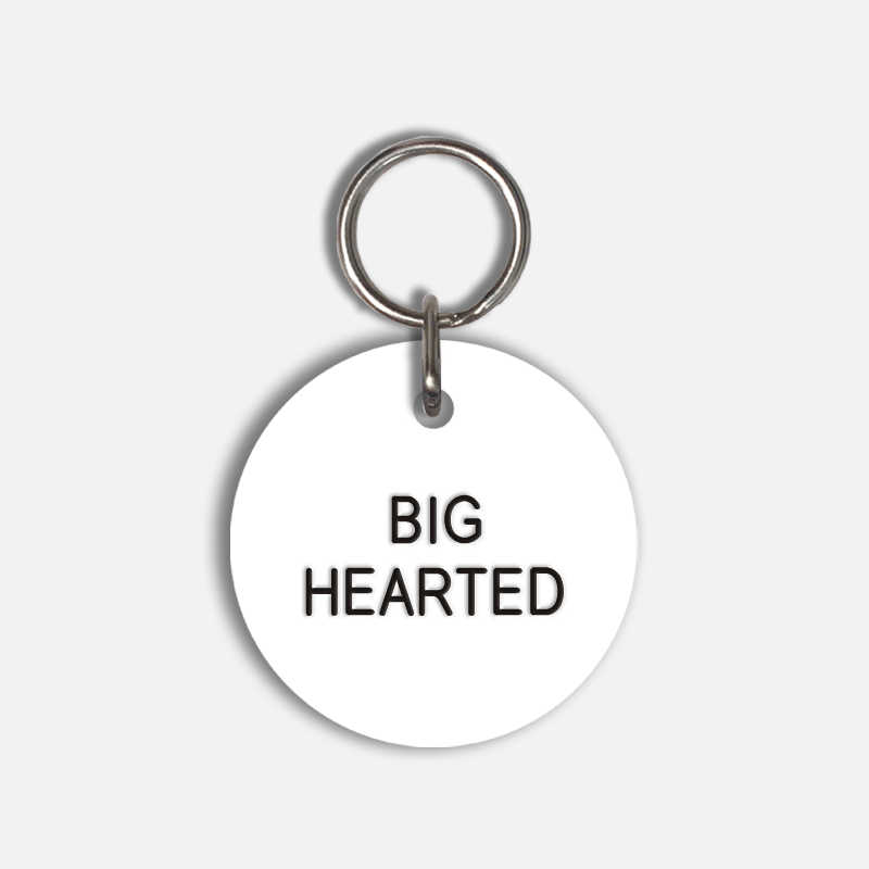 BIG HEARTED Large Pet Tag
