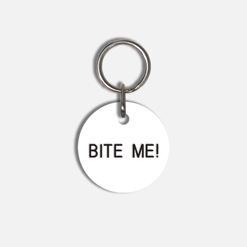BITE ME! Small Pet Tag