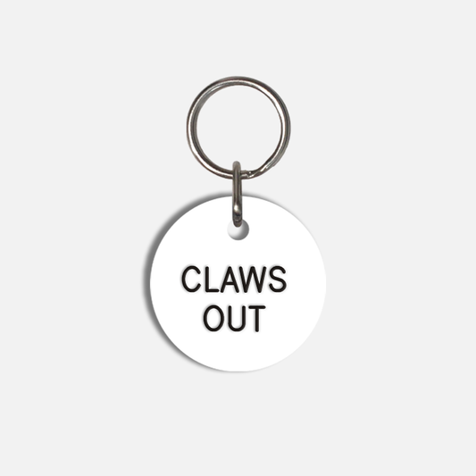 CLAWS OUT Small Pet Tag