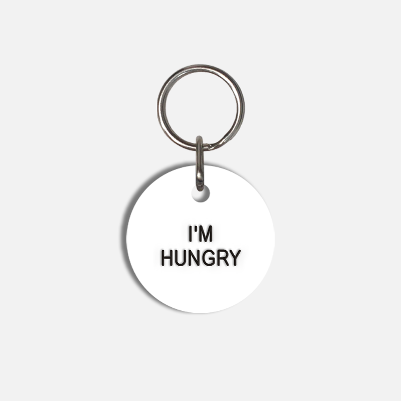 I'M HUNGRY Small Pet Tag