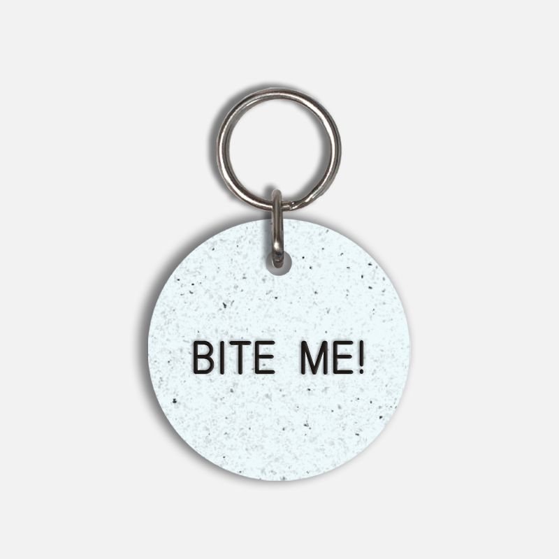 BITE ME! Large Pet Tag