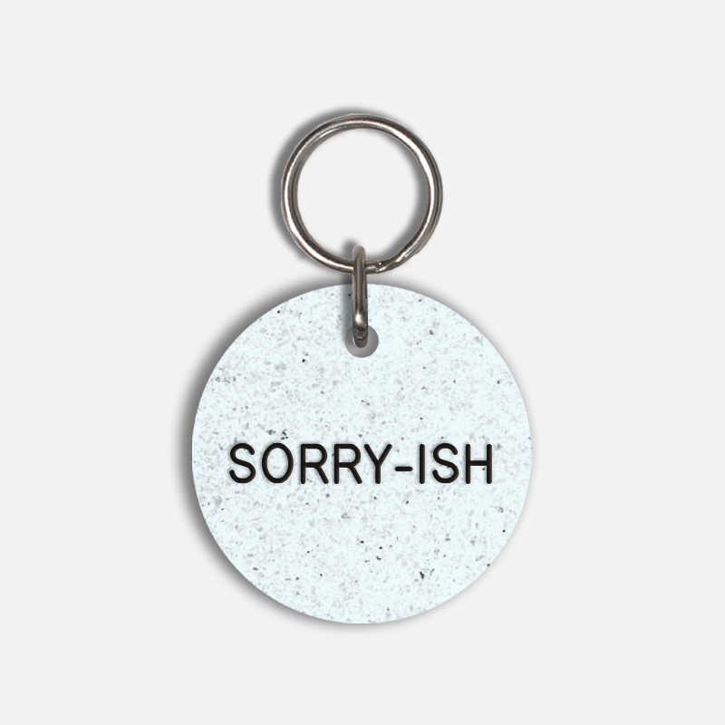 SORRY-ISH Large Pet Tag