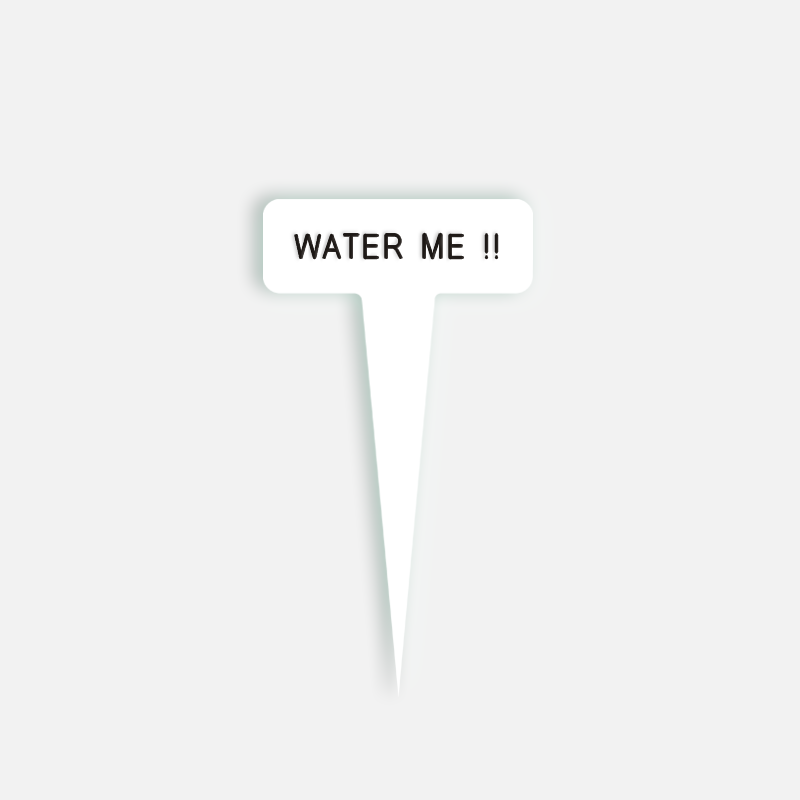 WATER ME !! Small Caption