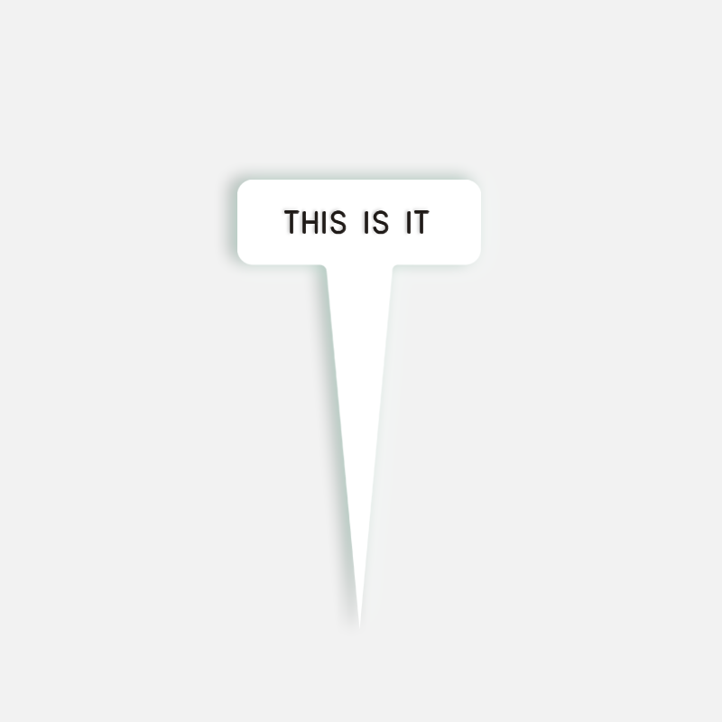 THIS IS IT Small Caption