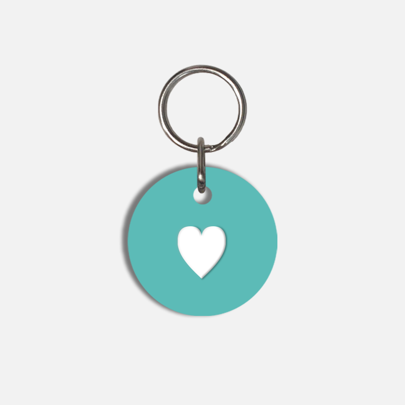 HEART Small Pet Tag