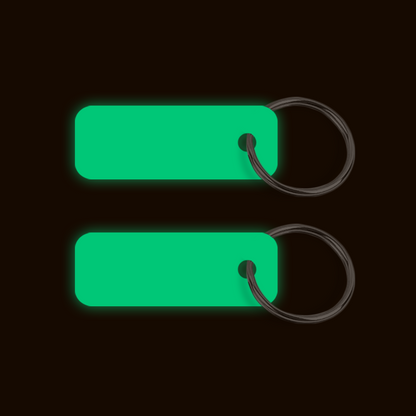 [CUSTOM] Mini Keytag (Glow In The Dark Double Sided)