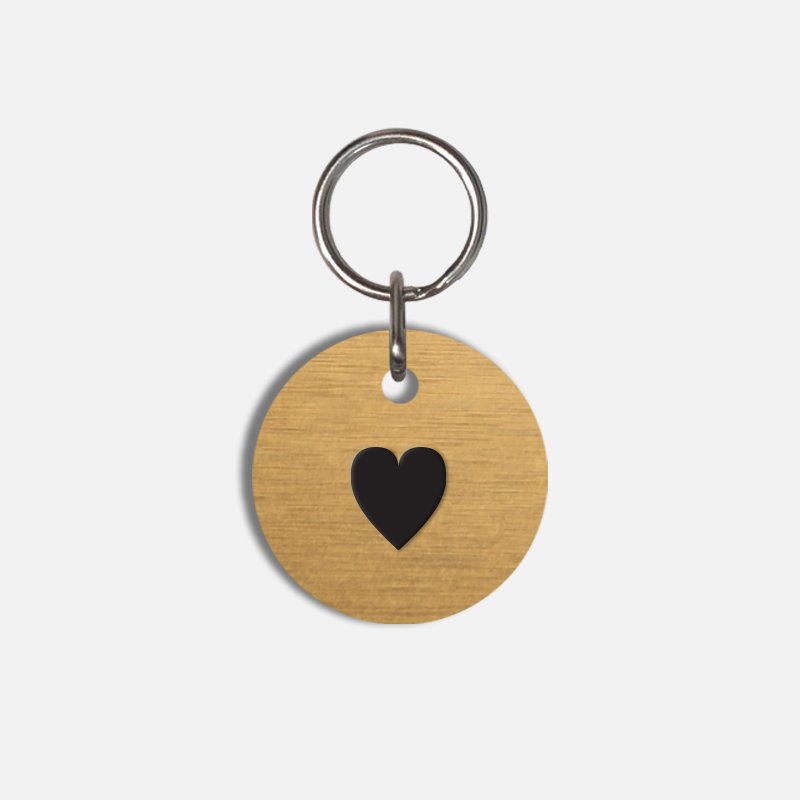 HEART Small Pet Tag