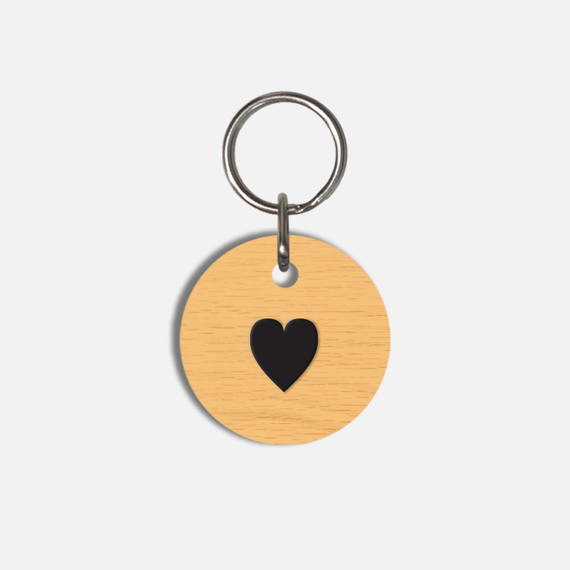 HEART Small Pet Tag