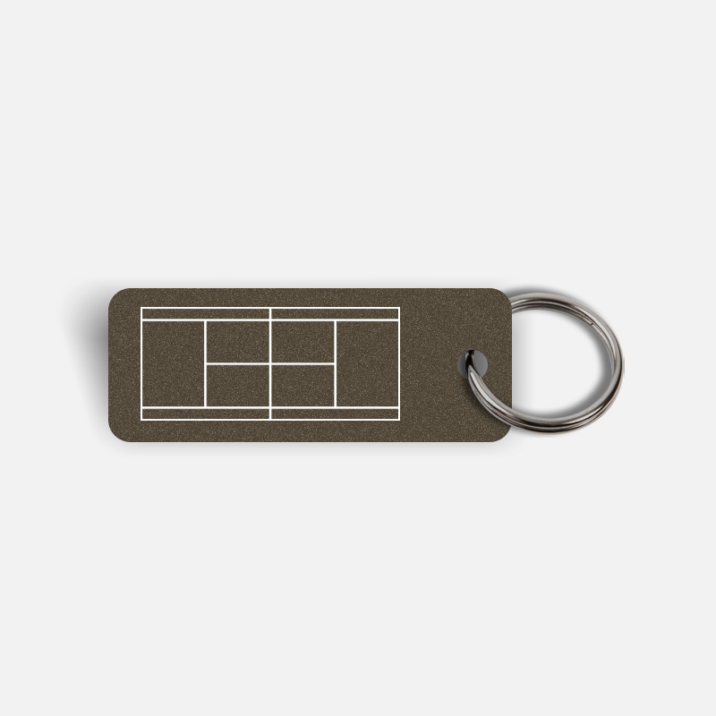 Tennis Court Keytag