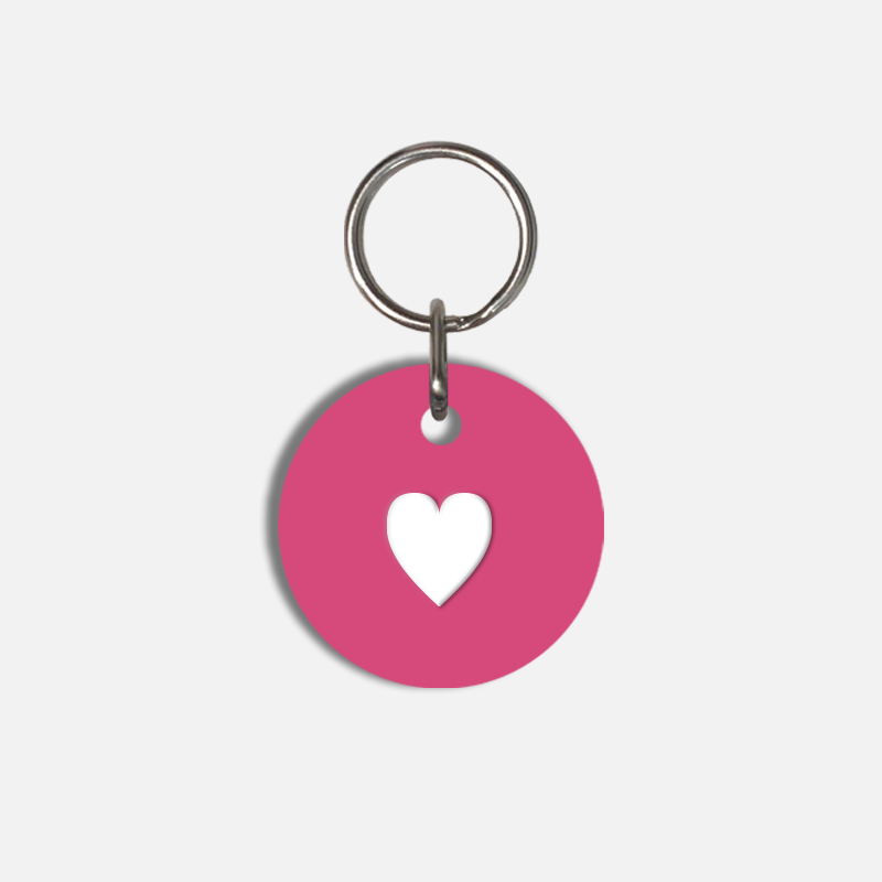 HEART Small Pet Tag