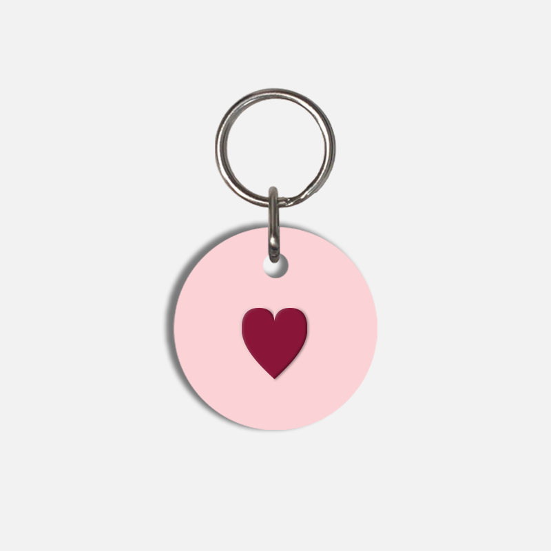 HEART Small Pet Tag