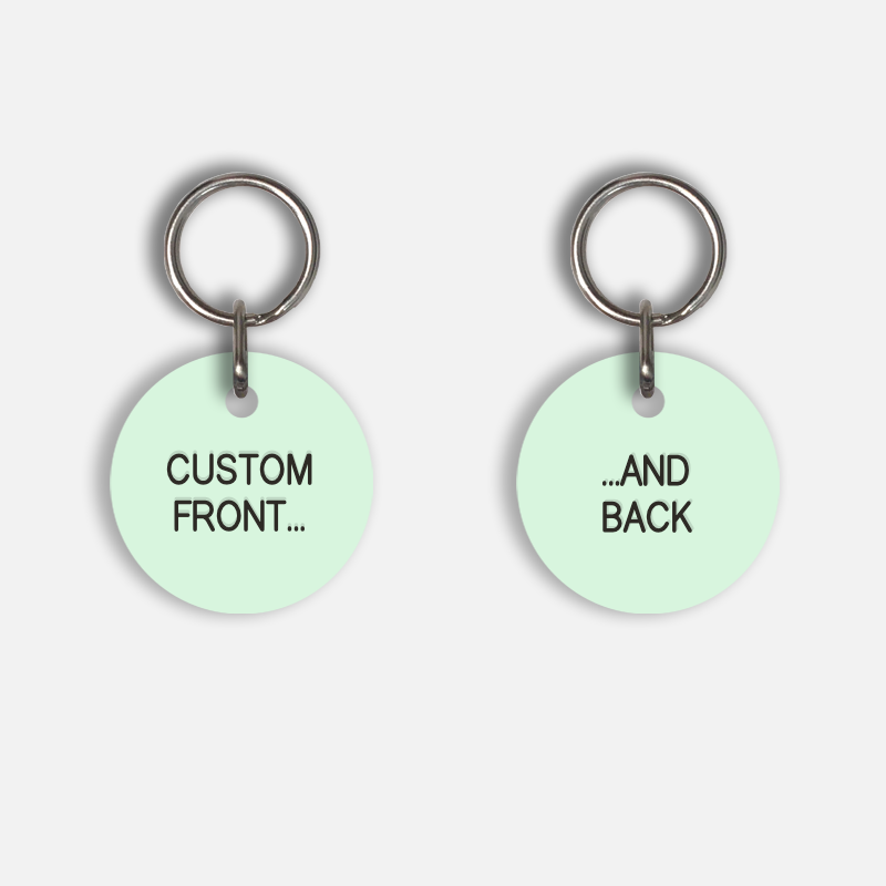 Small sale pet tag
