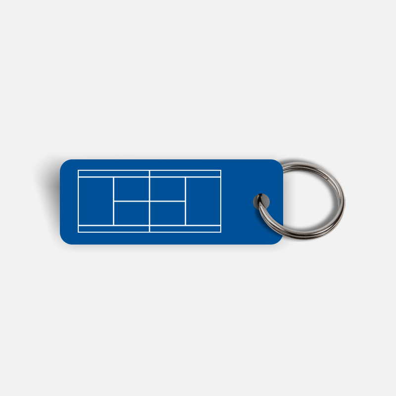 Tennis Court Keytag