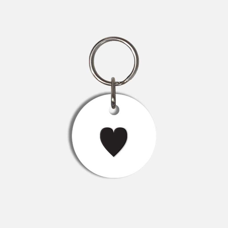 HEART Small Pet Tag