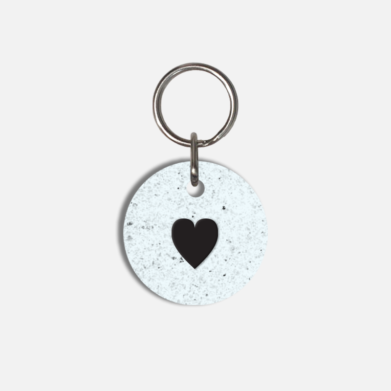 HEART Small Pet Tag