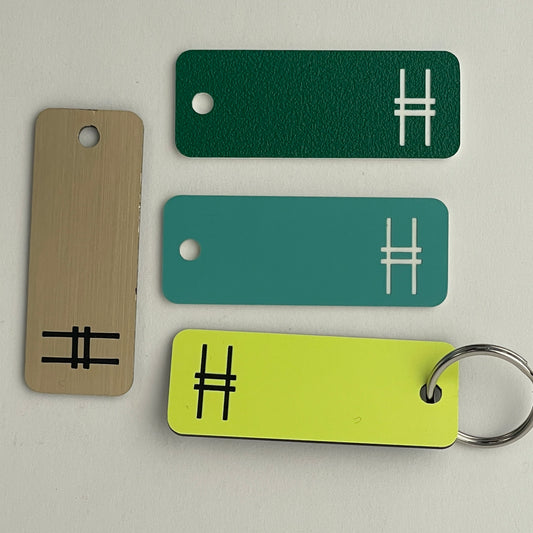 The High Line Logo Engraved Keytags