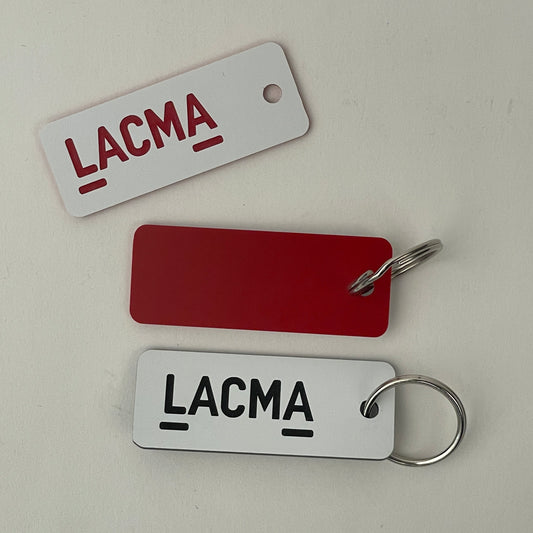 Los Angeles County Museum of Art LACMA Logo Keytags