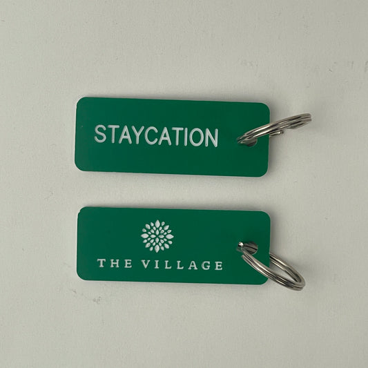 The Villages Statement and Logo Keytag