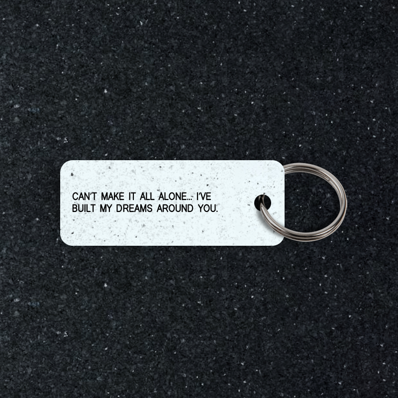CAN’T MAKE IT ALL ALONE... I’VE BUILT MY DREAMS AROUND YOU Keytag (2023-11-30)