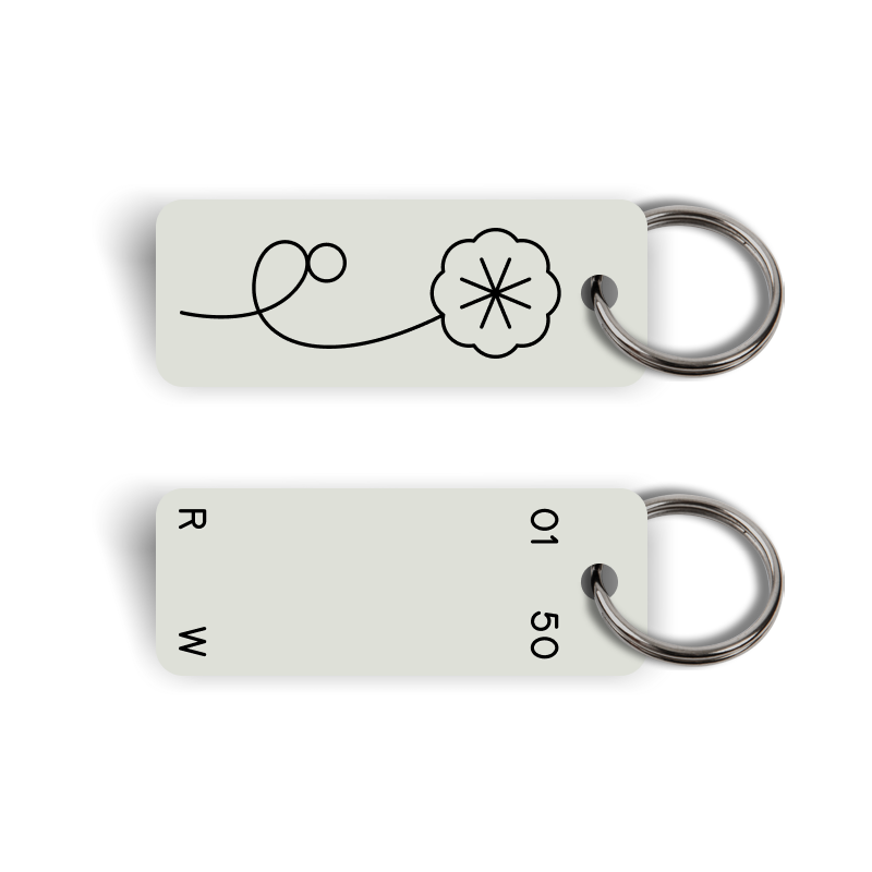 [Rose Wong] Garden Series – Flower 02 Keytag