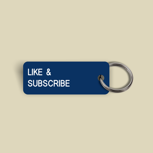 LIKE & SUBSCRIBE Keytag (2023-06-13)