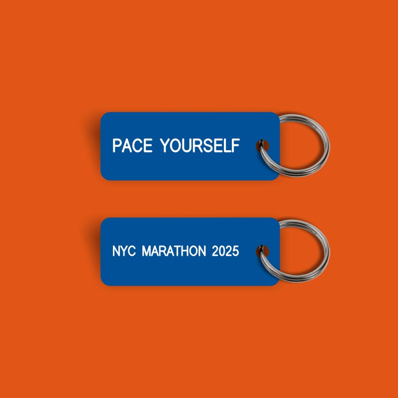 PACE YOURSELF Keytag (2025-10-02)