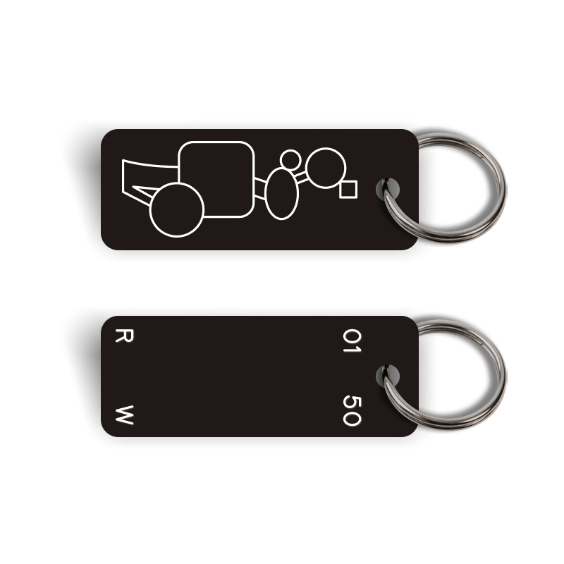 [Rose Wong] Garden Series – Tree 01 Keytag