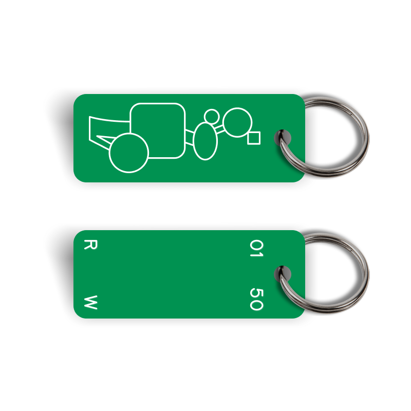 [Rose Wong] Garden Series – Tree 01 Keytag