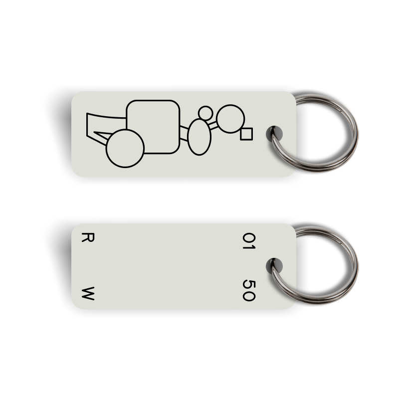 [Rose Wong] Garden Series – Tree 01 Keytag