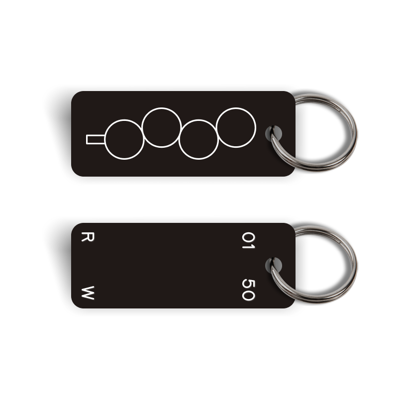 [Rose Wong] Garden Series – Tree 02 Keytag