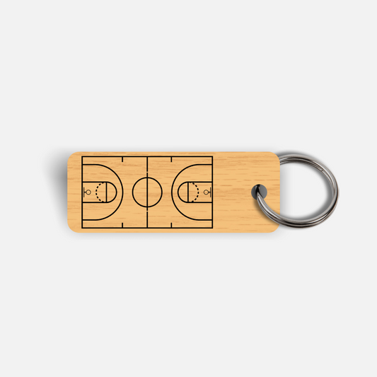 Basketball Court Keytag