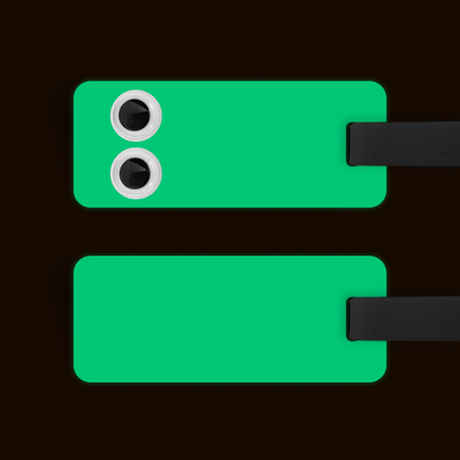 [APRIL FOOLS EDITION] Googly Eyes Luggage Tag (Glow In The Dark Double Sided)
