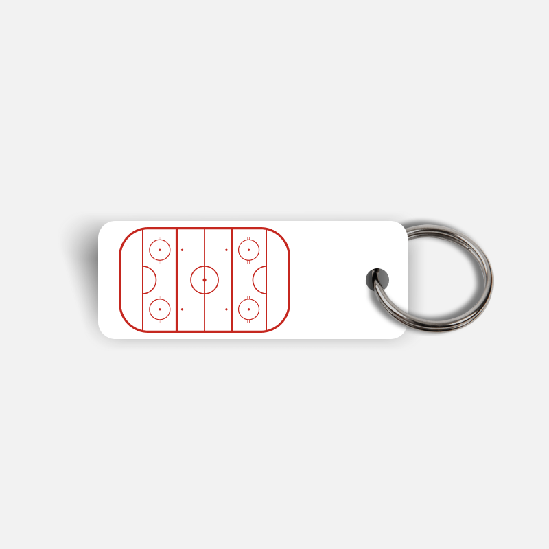 Hockey Rink Keytag