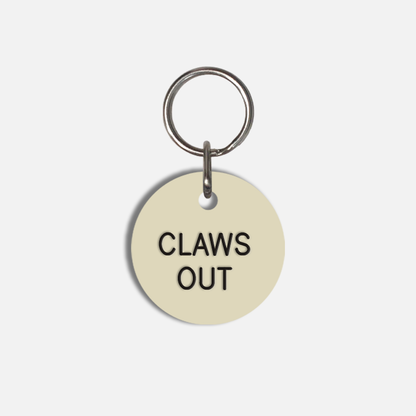CLAWS OUT Small Pet Tag