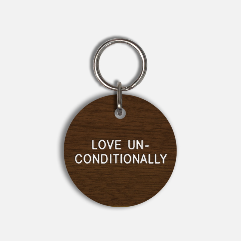 LOVE UN-CONDITIONALLY Large Pet Tag