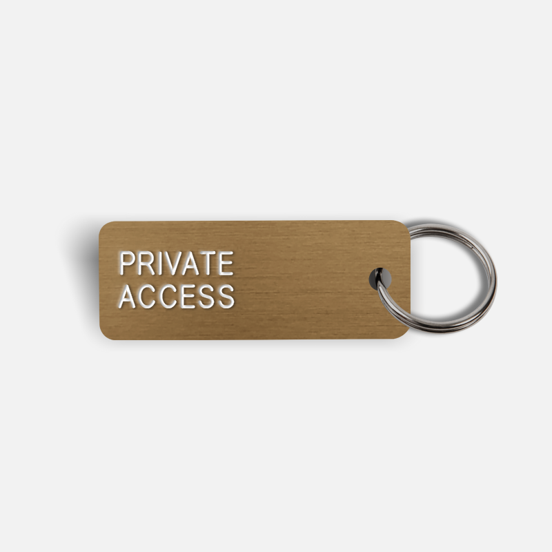 PRIVATE ACCESS Keytag