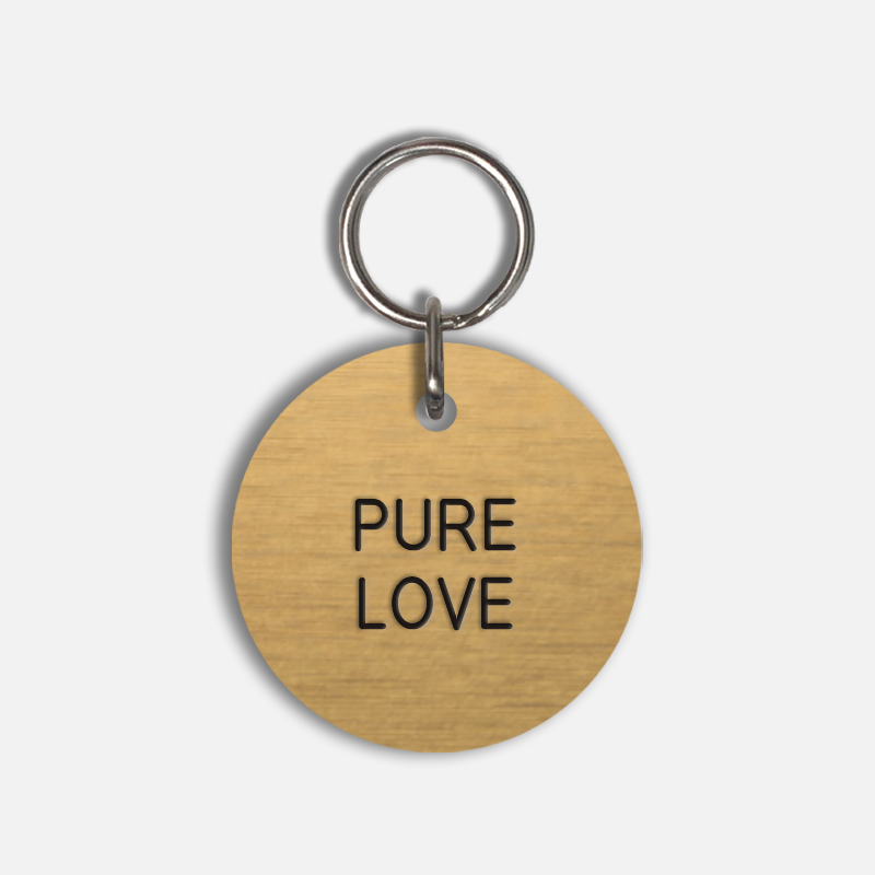 PURE LOVE Large Pet Tag