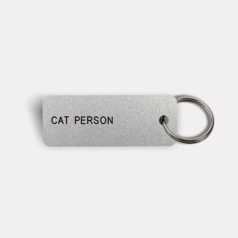 CAT PERSON Keytag
