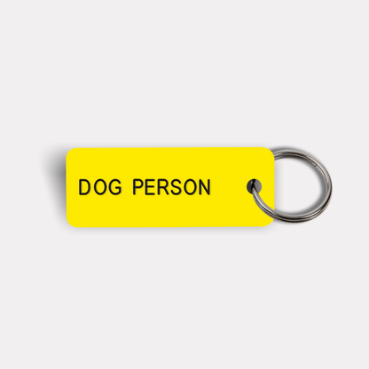 DOG PERSON Keytag