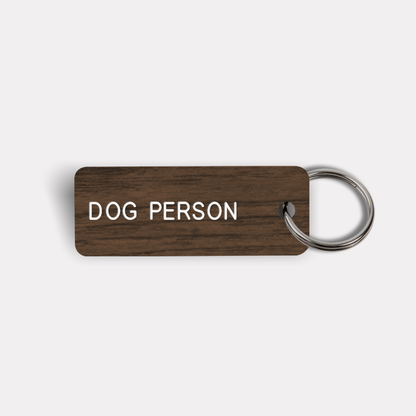 DOG PERSON Keytag