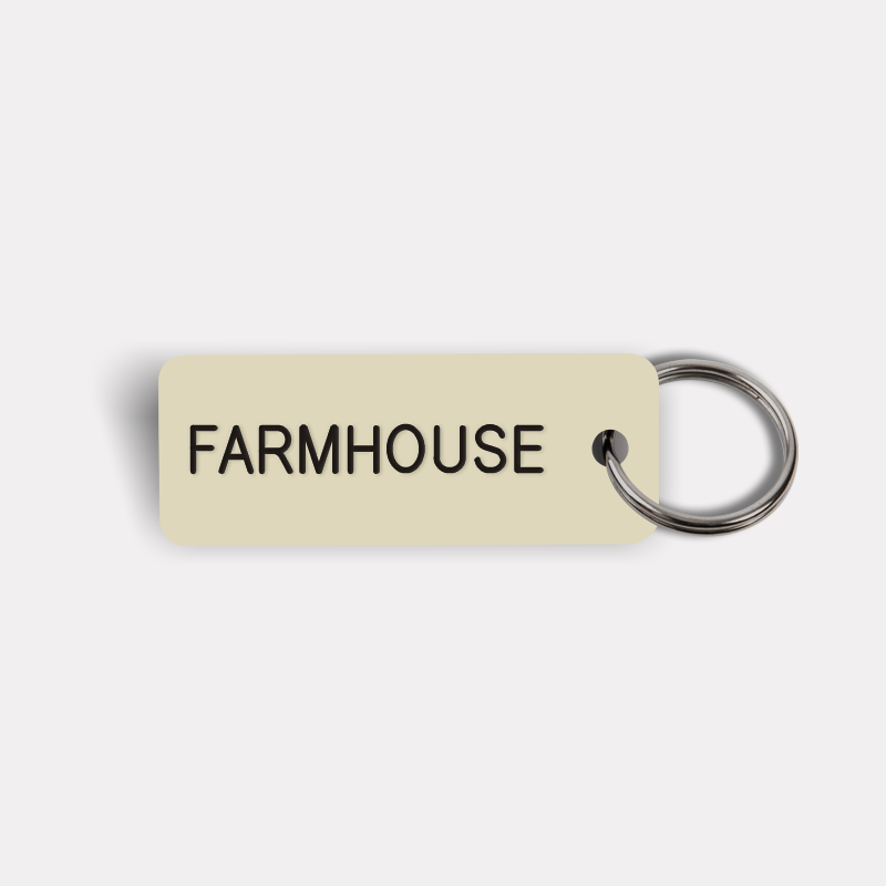 Rustic Tag Keyboard FARMHOUSE Keytag – Various Keytags